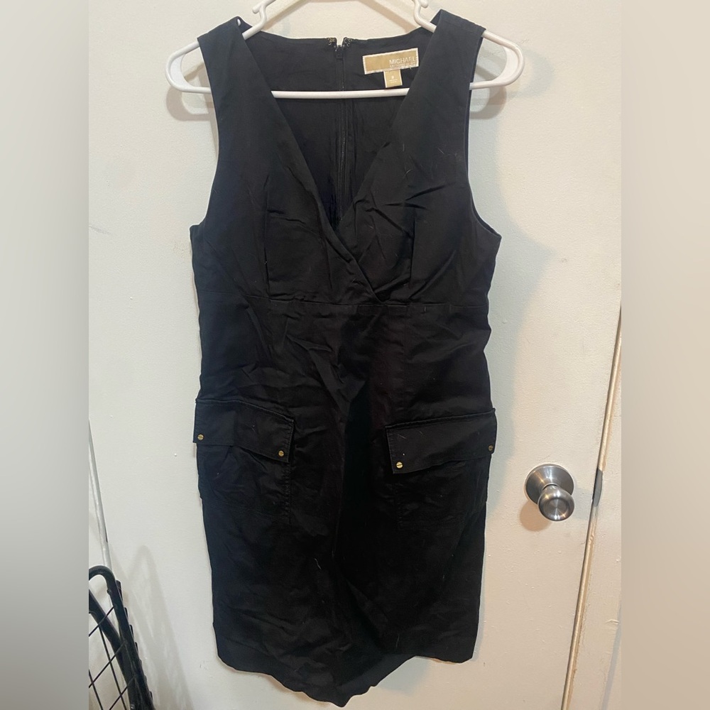 MICHAEL Michael Kors Black Sleeveless Dress